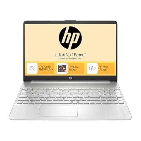 HP 15S AMD Ryzen 5000 (16GB Ram/512GB SSD/Fhd/Windows 11/Ms Office 21/Backlit Keyboard/ 15.6" (39.6 Cm)/Silver/2.21 Kg) Eq2305Au/Eq2182Au Laptop